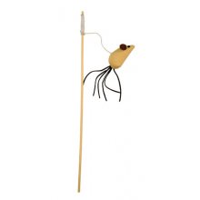 IGRAČA za mačka Nature - ribiška palica z miško