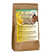 PIŠKOTKI za konje Delizia - banana 1kg