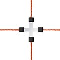 SPOJKA križna za pletenico Litzclip - do3mm (5kos)*