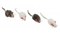 IGRAČA za mačka - 4 miške krznene